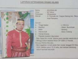 5 Hari Menghilang Warga Parepare Belum Ditemukan, Ponsel Mati Keluarga Cemas, Polisi: Belum Ada Tanda-tanda
