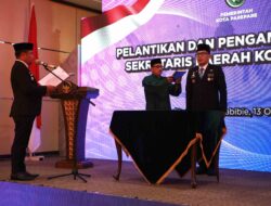 Tasming Hamid Lantik Amarun Agung Hamka Sebagai Sekda Parepare: Harapan Baru untuk Wujudkan 18 Program Prioritas