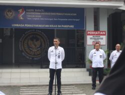 Lapas Parepare Gelar Apel Pagi dan Sambut Peserta Magang Batch 2 Kemenaker RI