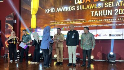 LPPL Radio Suara Bandar Madani Kembali Raih Berita Terbaik di KPID Awards Sulsel