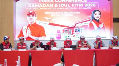 Pertamina Patra Niaga Sulawesi Gelar Konferensi Pers Kesiapan Energi Jelang Idulfitri 1447 H