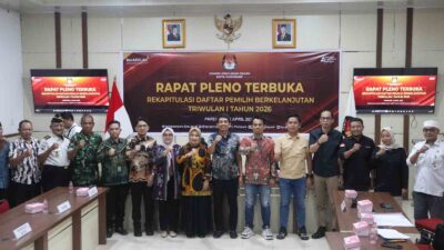Bawaslu Parepare Hadiri Pleno PDPB Triwulan I 2026, Tekankan Akurasi Data dan Sinergi Stakeholder