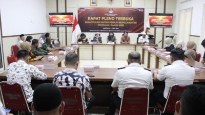 KPU Parepare Gelar Rapat Pleno Terbuka Rekapitulasi DPB Triwulan I Tahun 2026